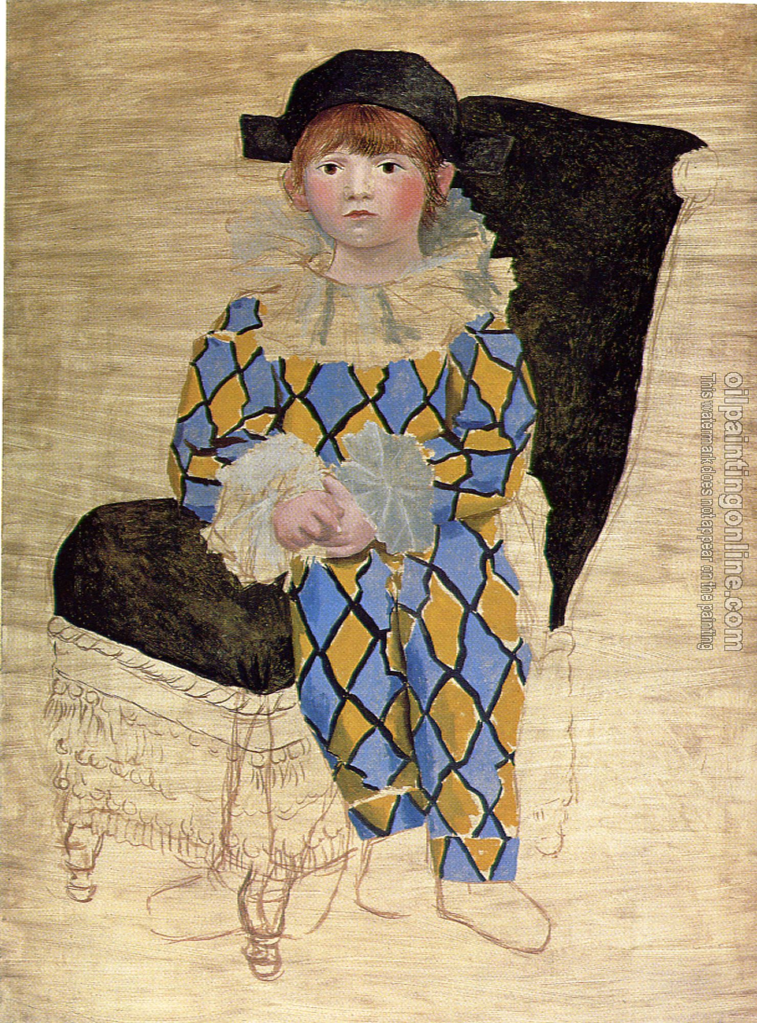 Picasso, Pablo - paulo as harlequin